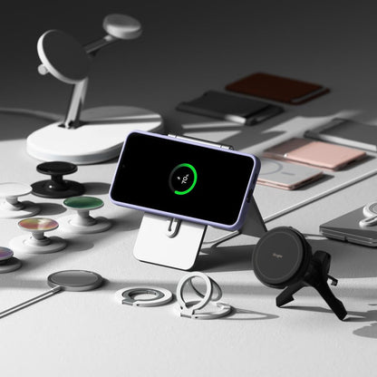 Étui MagSafe pour Samsung Galaxy S25+ S936, Ringke, Silicone, Noir