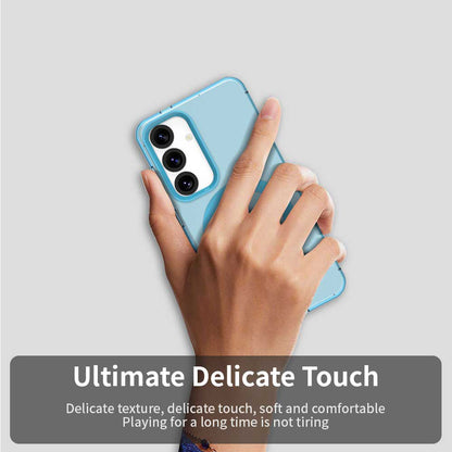 Coque MagSafe pour Samsung Galaxy S25+ S936 / S24+ S926, Techsuit, CandyCase, Bleue