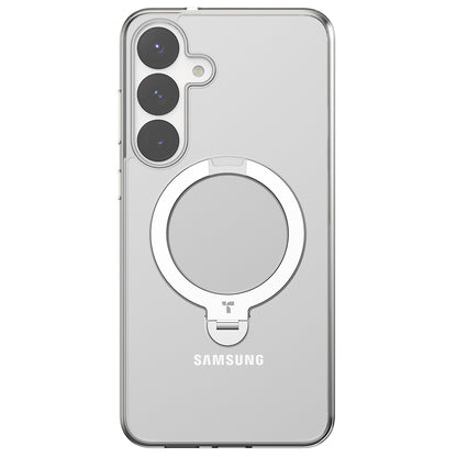 MagSafe hoesje voor Samsung Galaxy S25+ S936, Torras, Ostand Spin, Transparant