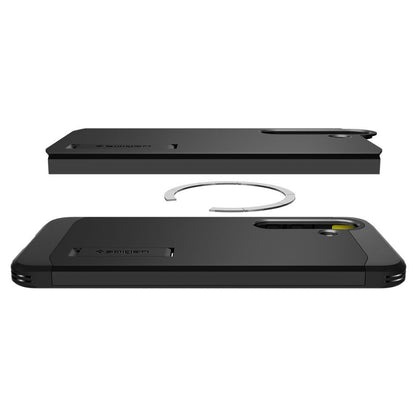 MagSafe Case for Samsung Galaxy S25 S931, Spigen, Tough Armor, Black ACS09008