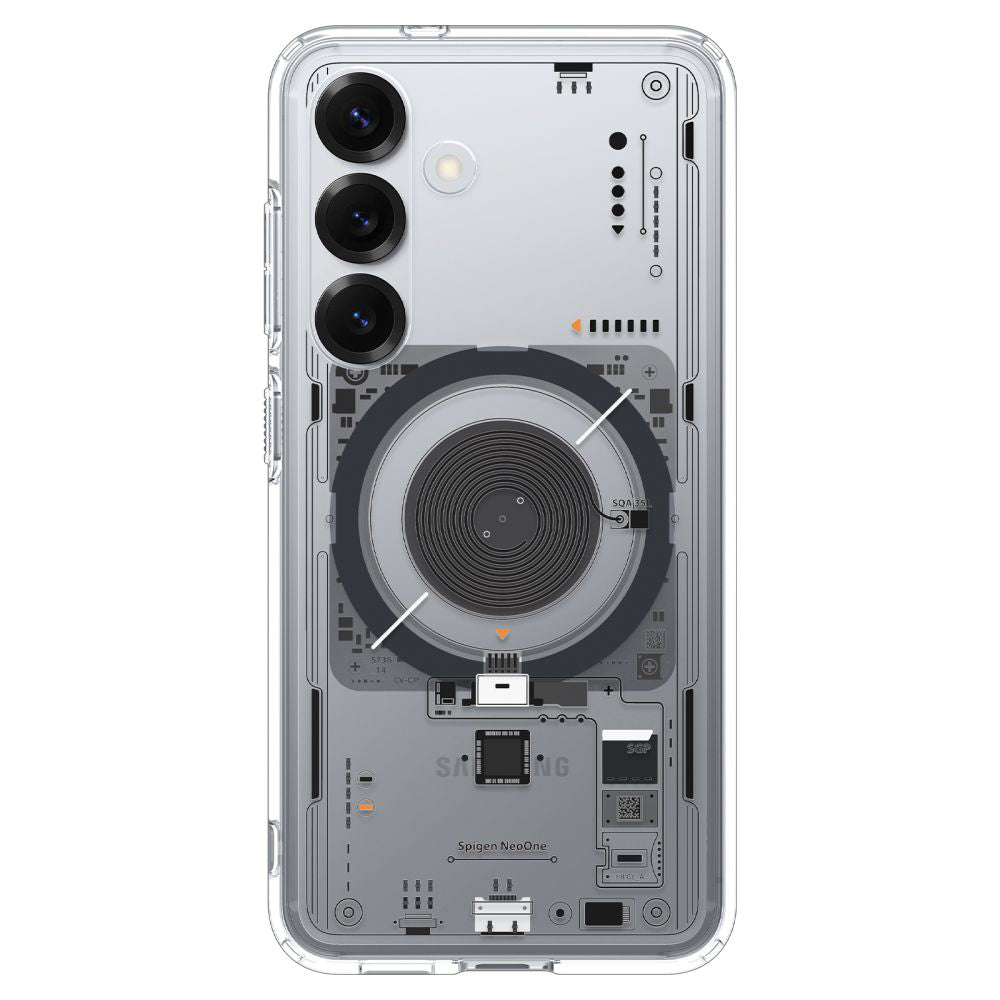 Coque MagSafe pour Samsung Galaxy S25 S931, Spigen, Ultra Hybrid Neo One, Transparente