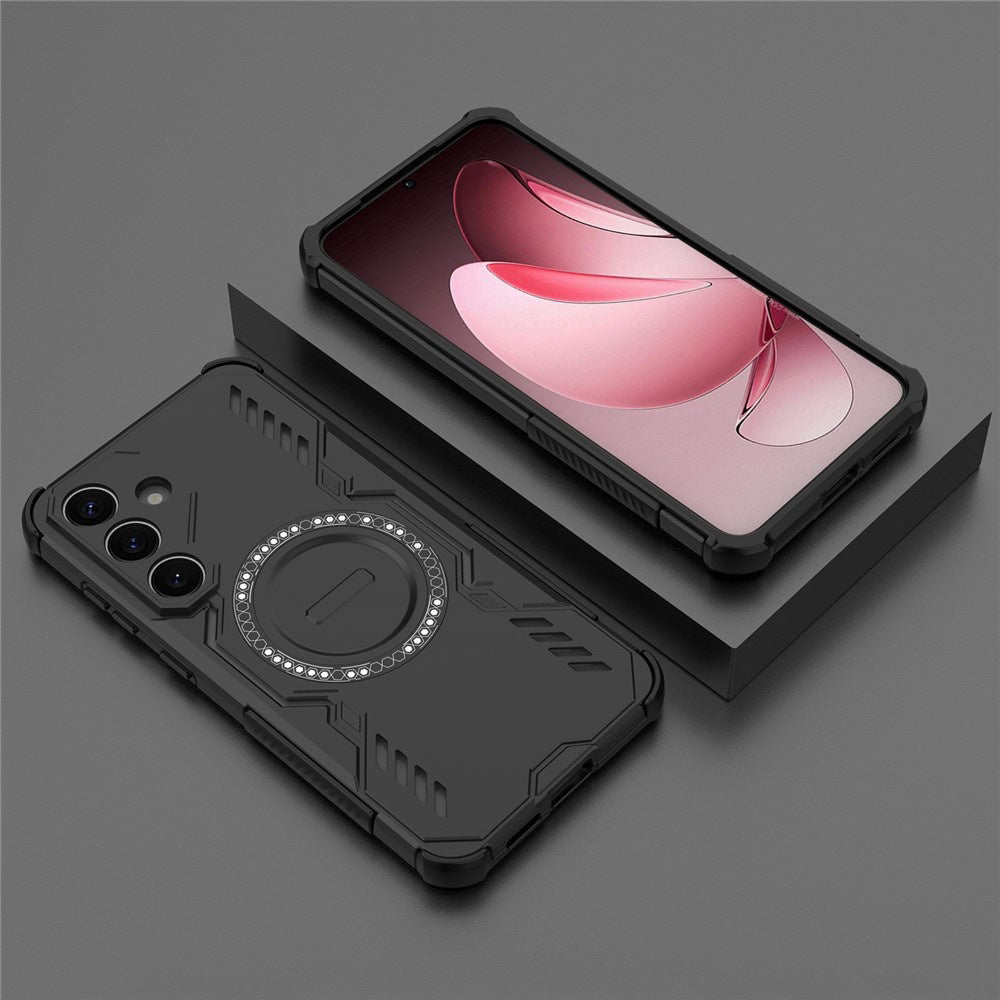 MagSafe-Hülle für Samsung Galaxy S25 S931, Techsuit, ArmorMag, Schwarz