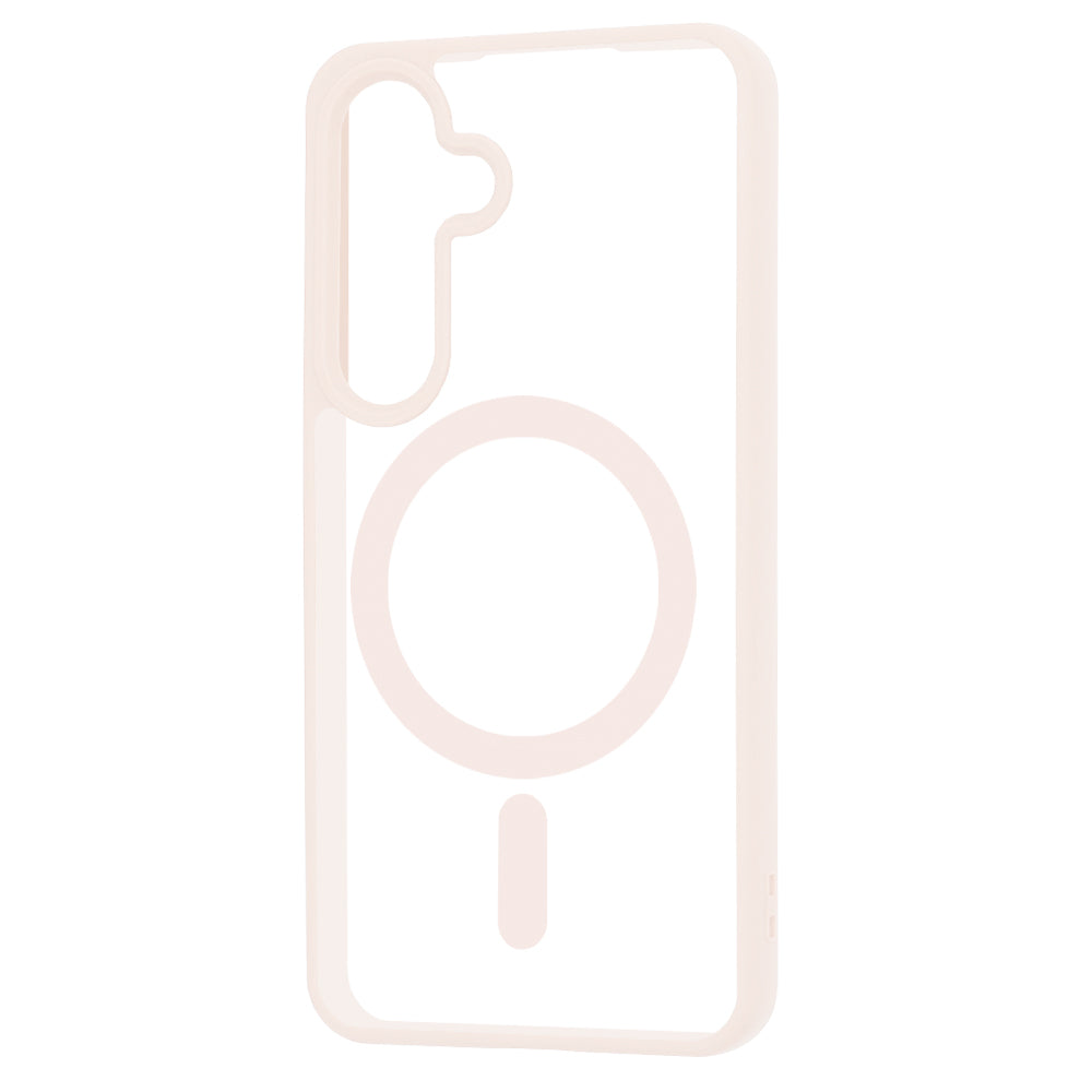 Coque MagSafe pour Samsung Galaxy S25 S931, Techsuit, Pro, Rose