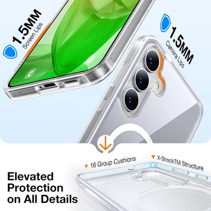 MagSafe Hülle für Samsung Galaxy S25 S931, Torras, Guardian, Transparent