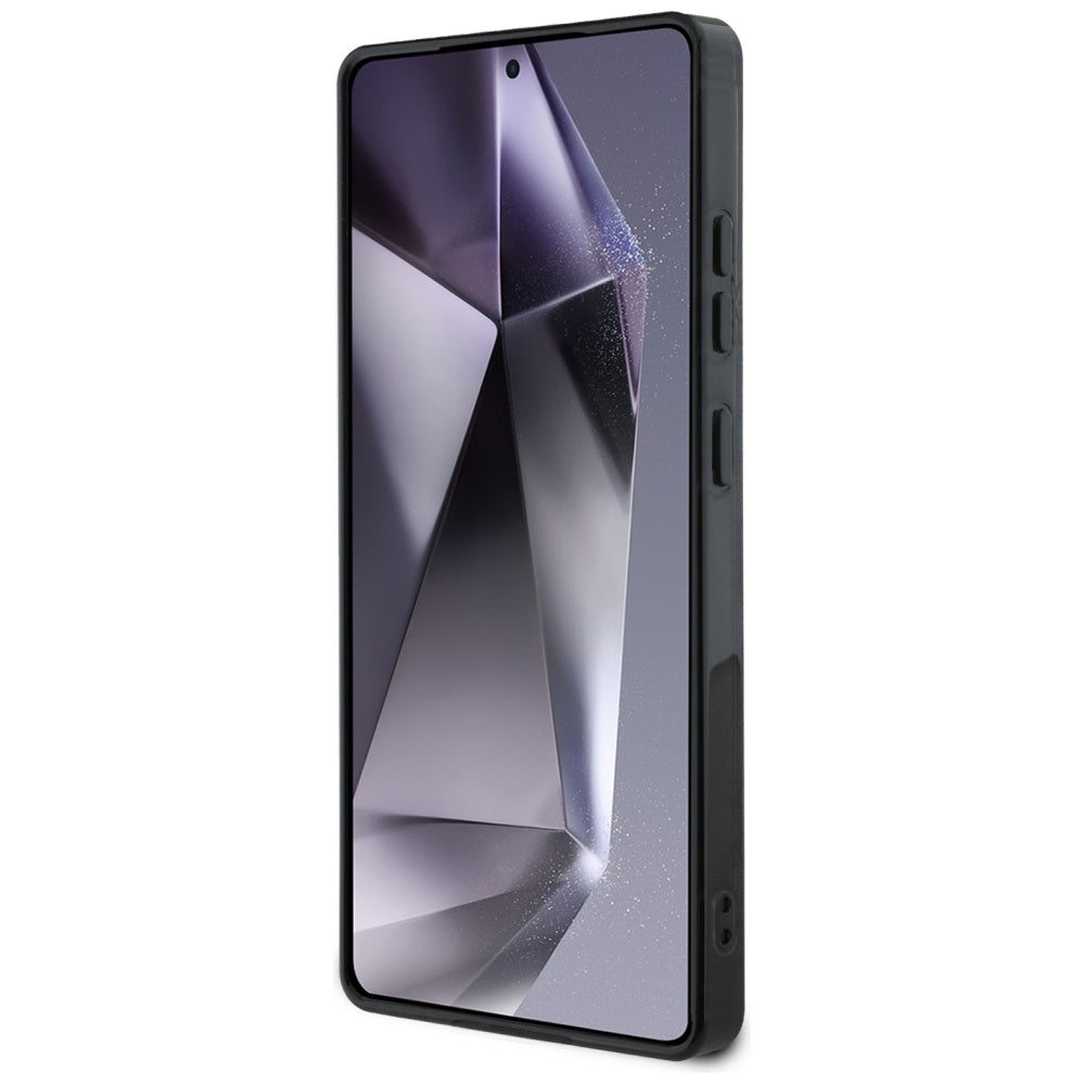 MagSafe hoesje voor Samsung Galaxy S25 Ultra S938, Guess, IML Peony On 4G Background, Zwart