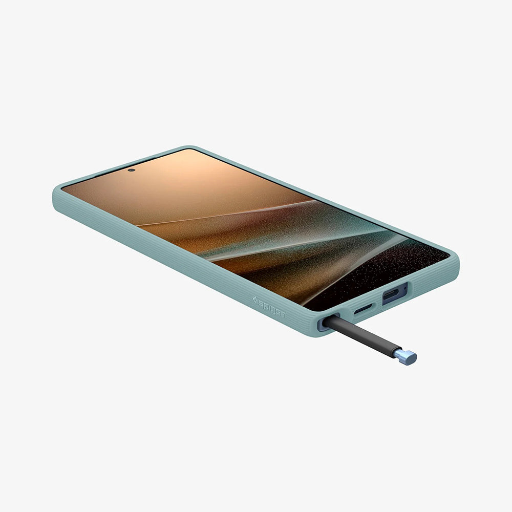 MagSafe Hülle für Samsung Galaxy S25 Ultra S938, Spigen, Caseology Parallax, Grün ACS09053