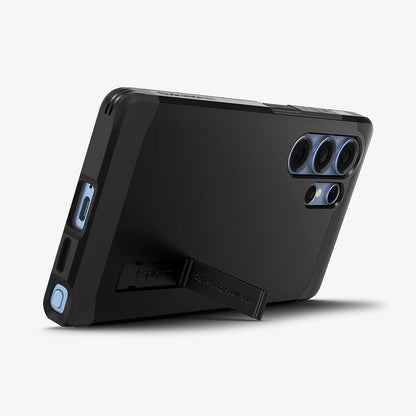 MagSafe hoesje voor Samsung Galaxy S25 Ultra S938, Spigen, Tough Armor, Zwart