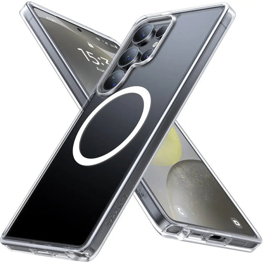 Coque MagSafe pour Samsung Galaxy S25 Ultra S938, Torras, Guardian, Transparente