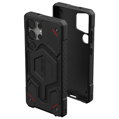 MagSafe Hülle für Samsung Galaxy S25 Ultra S938, Urban Armor Gear, Monarch Pro Kevlar, Schwarz