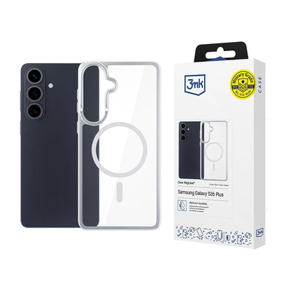 Étui MagSafe pour Samsung Galaxy S26, 3MK, Armor MagCase, Transparent