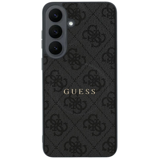 MagSafe-Hülle für Samsung Galaxy S26 FE S741, Guess, 4G Embossed Ring Classic Logo, Schwarz