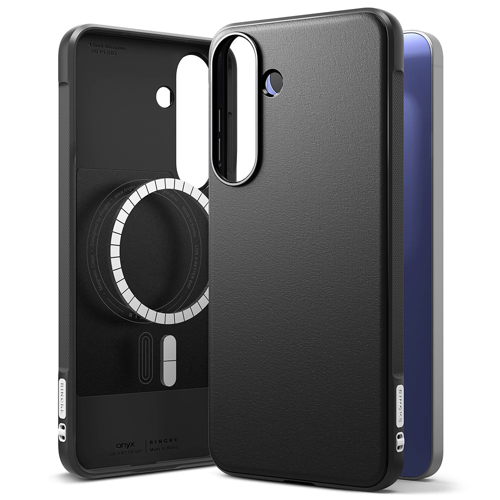 Coque MagSafe pour Samsung Galaxy S26 FE S741, Ringke, Onyx, Noire