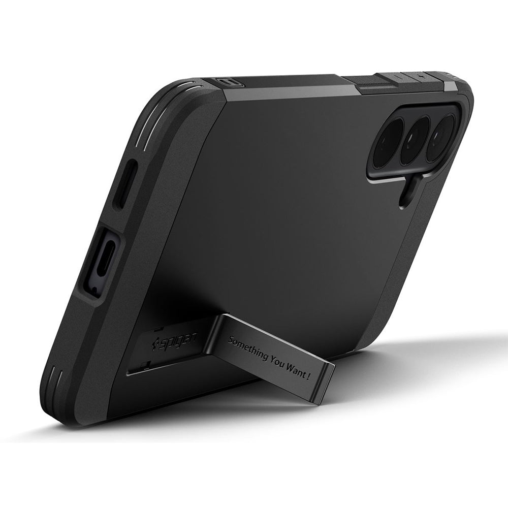 MagSafe-hoesje voor Samsung Galaxy S26 FE S741, Spigen, Tough Armor, Zwart ACS11634