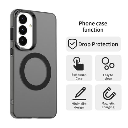 MagSafe-Hülle für Samsung Galaxy S26 FE S741, Techsuit, CandyCase, Schwarz
