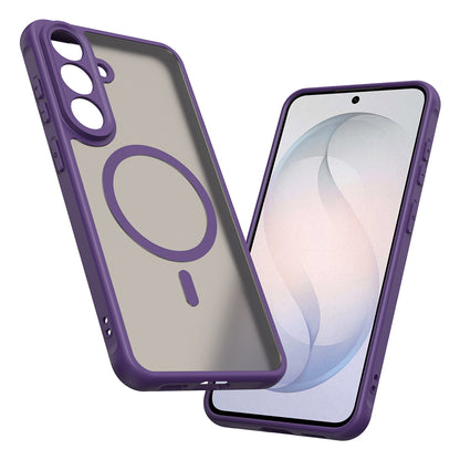 Coque MagSafe pour Samsung Galaxy S26 FE S741, Techsuit, HaloFrost II, Violet