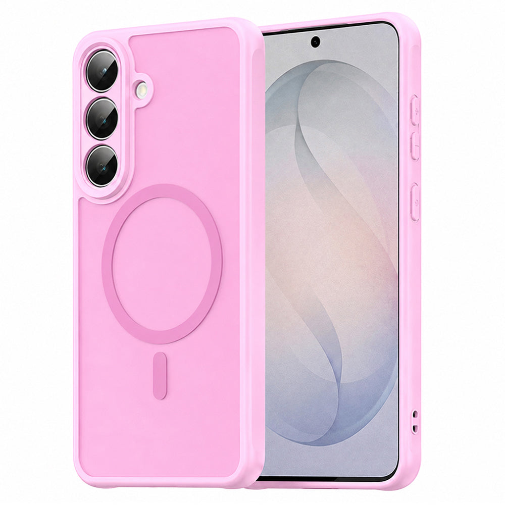 MagSafe-hoesje voor Samsung Galaxy S26 FE S741, Techsuit, HaloFrost II, Roze