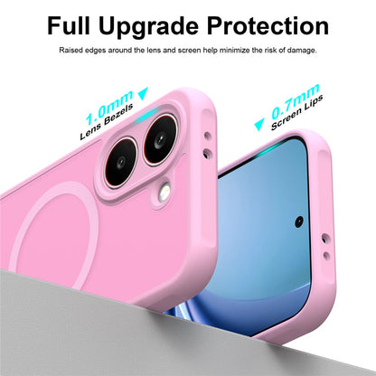MagSafe-hoesje voor Samsung Galaxy S26 FE S741, Techsuit, HaloFrost II, Roze