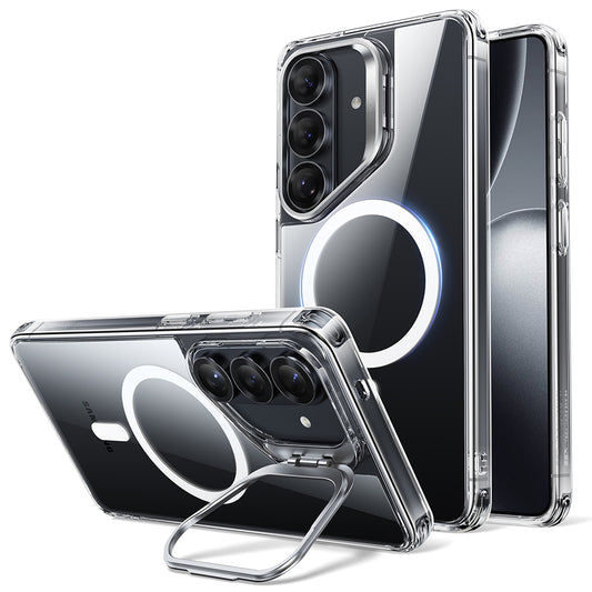 Coque MagSafe pour Samsung Galaxy S26 Plus, ESR, Classic Hybrid Kickstand, Transparente