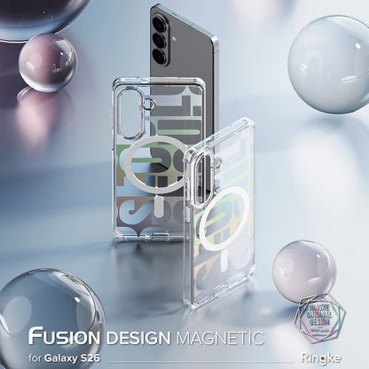 Coque MagSafe pour Samsung Galaxy S26 Plus S947, Ringke, Fusion Seoul, Transparente