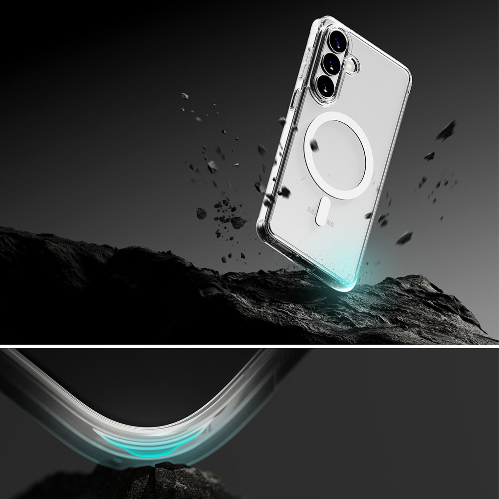 MagSafe hoesje voor Samsung Galaxy S26 Plus S947, Ringke, Fusion, Mat Transparant