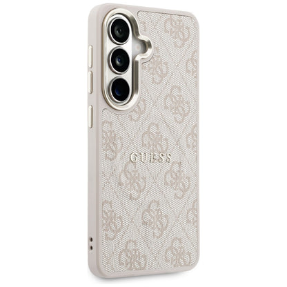 MagSafe-hoesje voor Samsung Galaxy S26 Plus S947, Guess, 4G Geëmbossede Ring, Roze