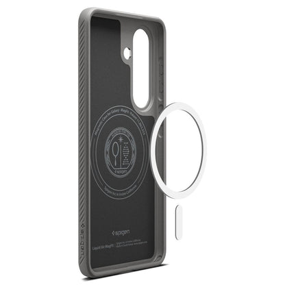 MagSafe hoesje voor Samsung Galaxy S26 Plus S947, Spigen, Liquid Air, Grijs ACS10705