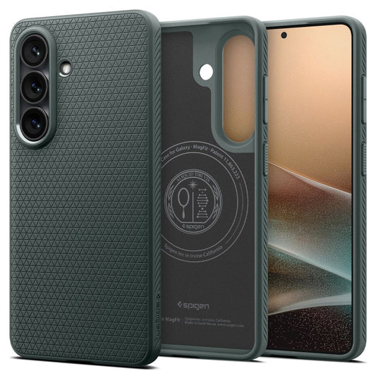 MagSafe Hülle für Samsung Galaxy S26 Plus S947, Spigen, Liquid Air, Grün ACS10706