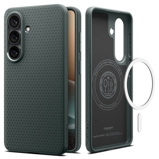 MagSafe Hülle für Samsung Galaxy S26 Plus S947, Spigen, Liquid Air, Grün ACS10706