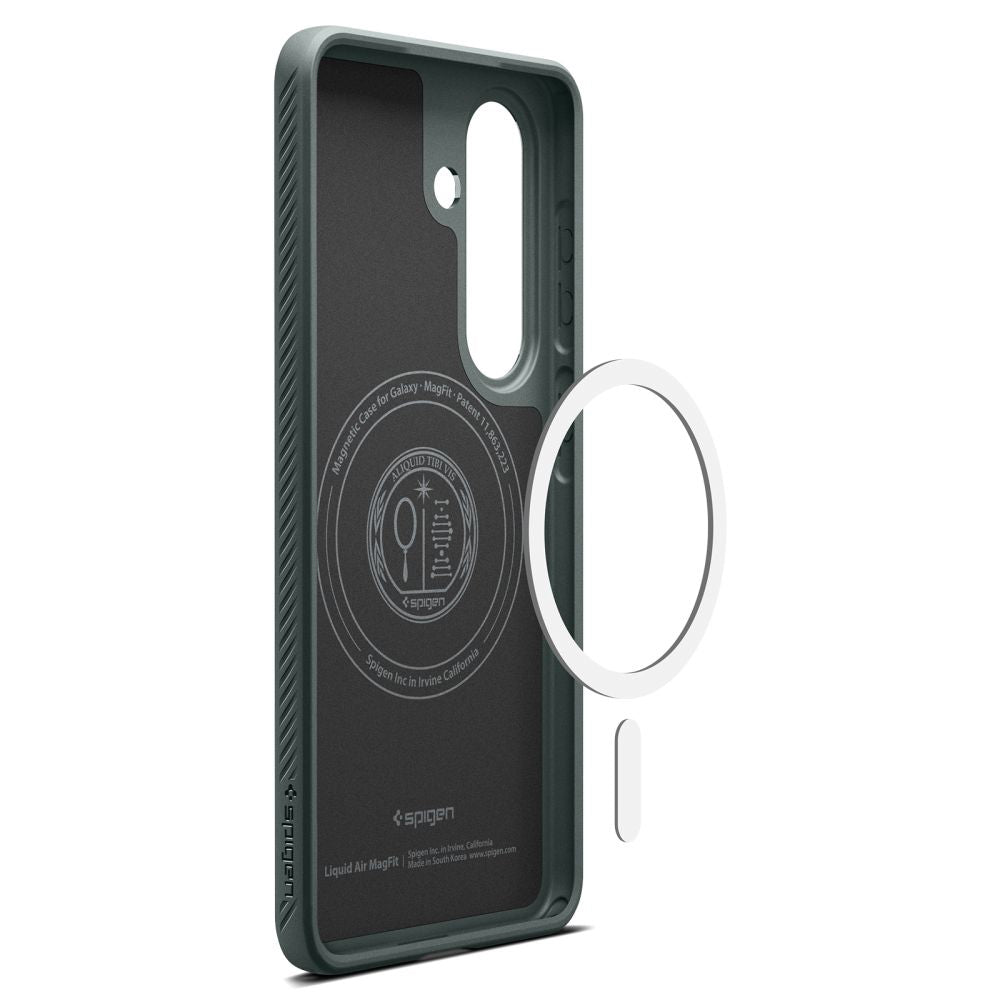 Étui MagSafe pour Samsung Galaxy S26 Plus S947, Spigen, Liquid Air, Vert ACS10706