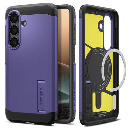 MagSafe Case for Samsung Galaxy S26 Plus S947, Spigen, Tough Armor, Purple ACS11215