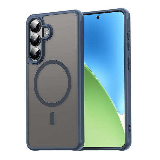 Étui MagSafe pour Samsung Galaxy S26 Plus, Techsuit, HaloFrost II, Bleu Marine