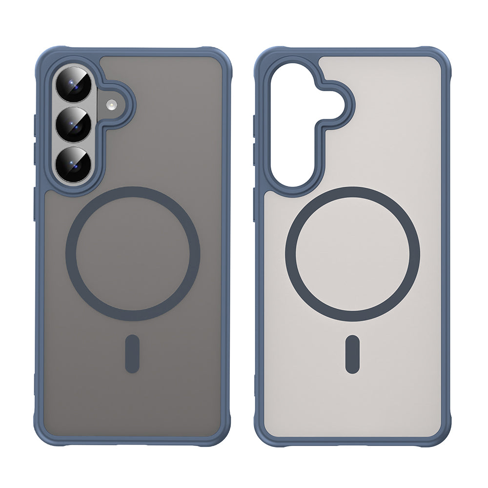 MagSafe hoesje voor Samsung Galaxy S26 Plus S947, Techsuit, HaloFrost II, Marineblauw