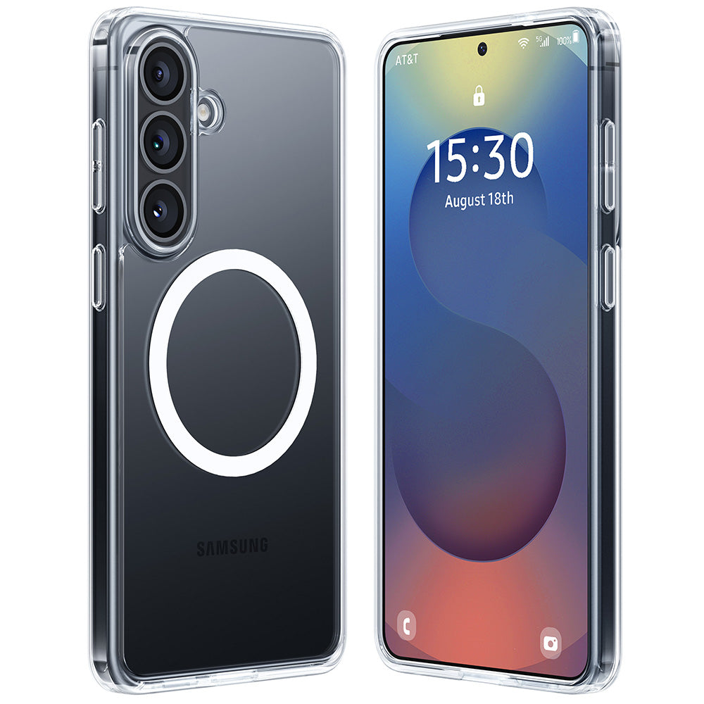 Coque MagSafe pour Samsung Galaxy S26 Plus, Torras, Guardian, Transparente