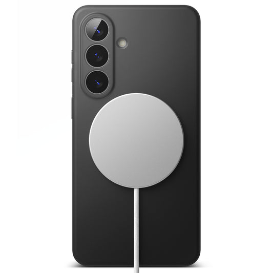 MagSafe hoesje voor Samsung Galaxy S26, Ringke, Siliconen, Zwart