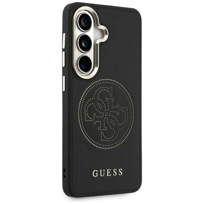 Étui MagSafe pour Samsung Galaxy S26 S942, Guess, Logo Perforé, Noir
