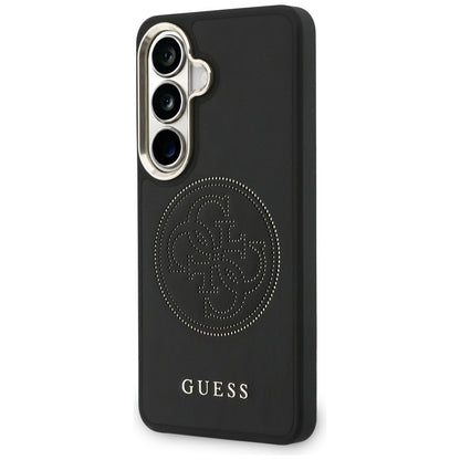 Étui MagSafe pour Samsung Galaxy S26 S942, Guess, Logo Perforé, Noir