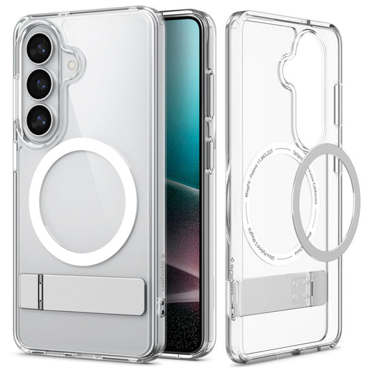 MagSafe Case for Samsung Galaxy S26 S942, Spigen, Ultra Hybrid S, White Transparent ACS11061