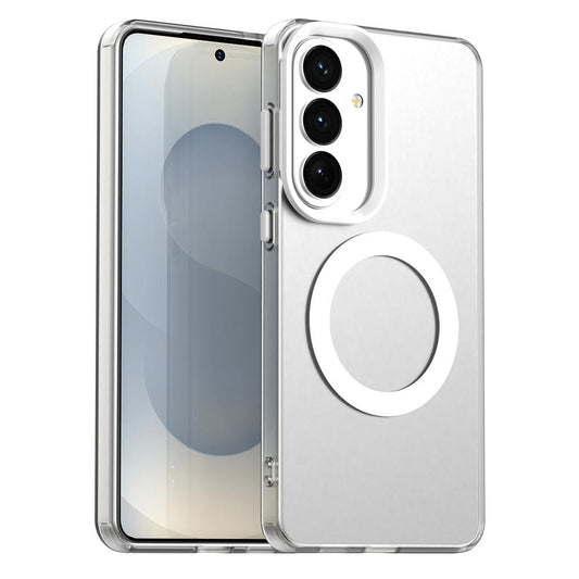 Coque MagSafe pour Samsung Galaxy S26, Techsuit, CandyCase, Blanche