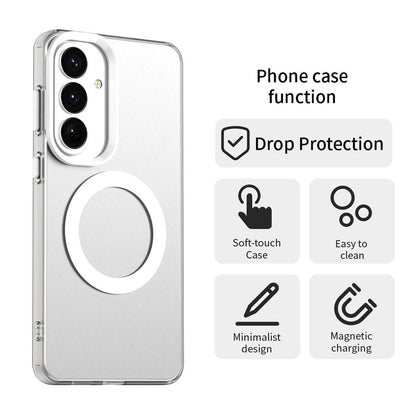 Étui MagSafe pour Samsung Galaxy S26 S942, Techsuit, CandyCase, Blanc
