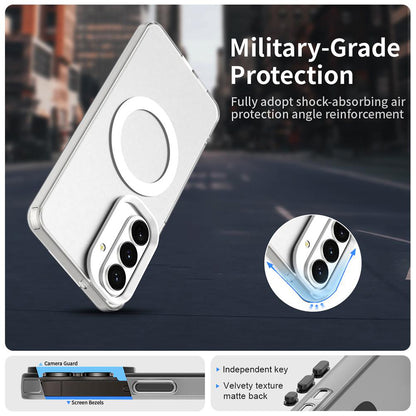 Étui MagSafe pour Samsung Galaxy S26 S942, Techsuit, CandyCase, Blanc
