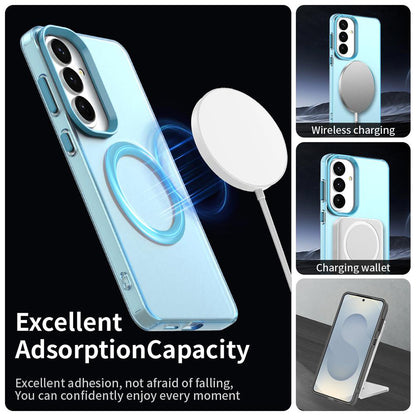 MagSafe Hülle für Samsung Galaxy S26 S942, Techsuit, CandyCase, Blau