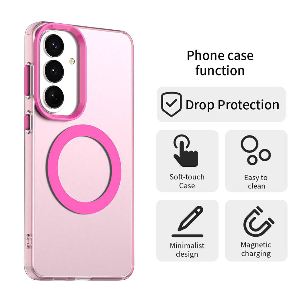 Housse MagSafe pour Samsung Galaxy S26 S942, Techsuit, CandyCase, Rose