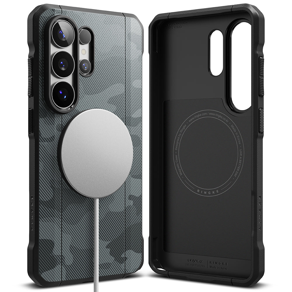 MagSafe hoesje voor Samsung Galaxy S26 Ultra, Ringke, Onyx Alpha, Camouflage