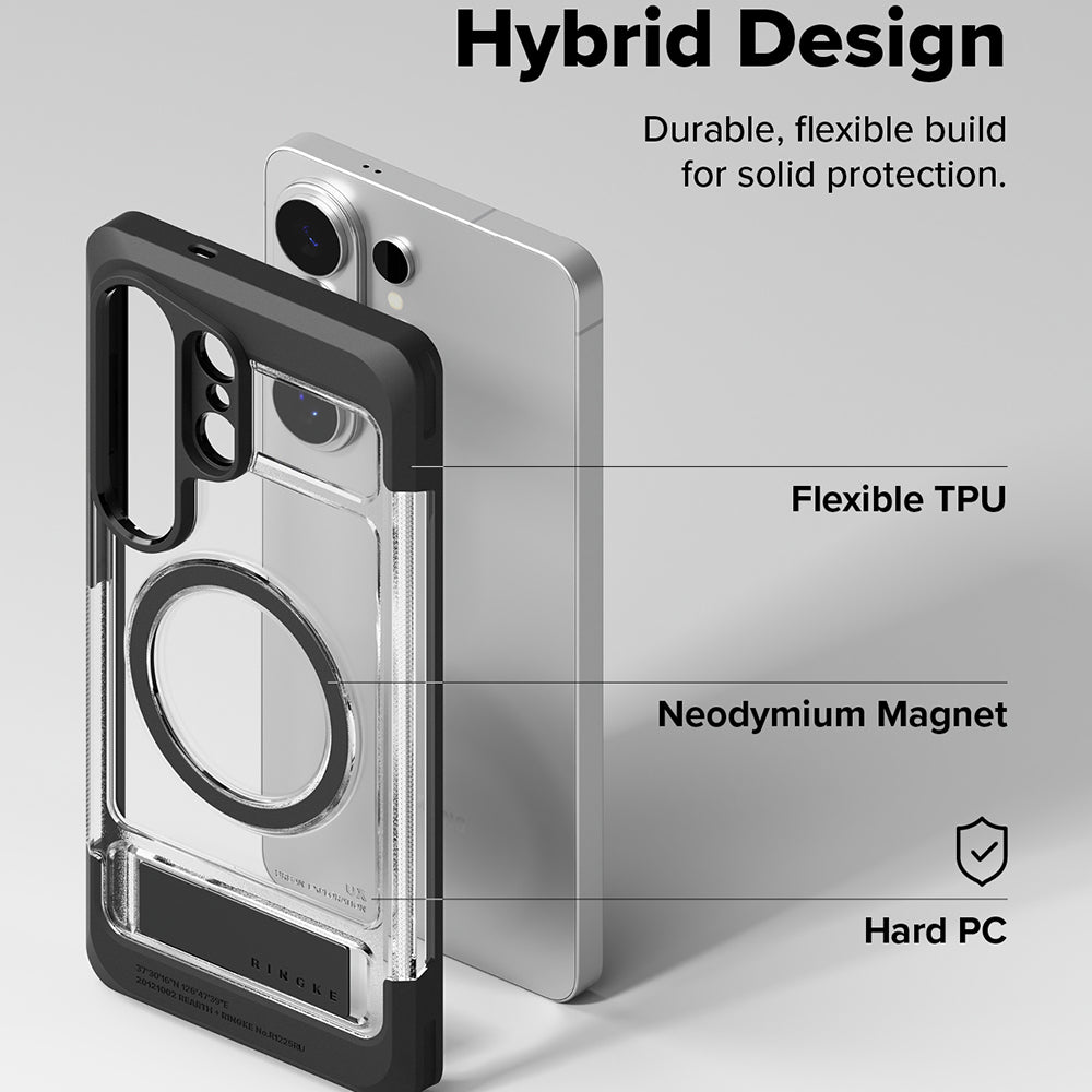MagSafe hoesje voor Samsung Galaxy S26 Ultra, Ringke, UX, Transparant