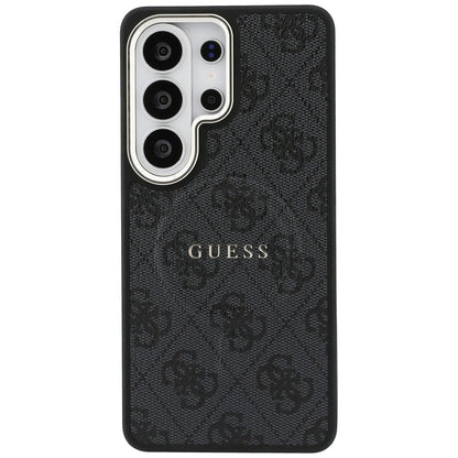 MagSafe Hülle für Samsung Galaxy S26 Ultra S948, Guess, 4G Embossed Ring, Schwarz