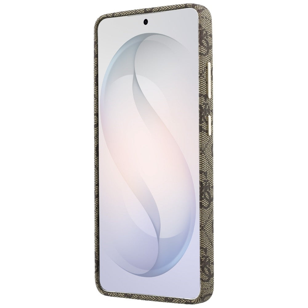MagSafe hoesje voor Samsung Galaxy S26 Ultra S948, Guess, 4G Script Logo, Bruin