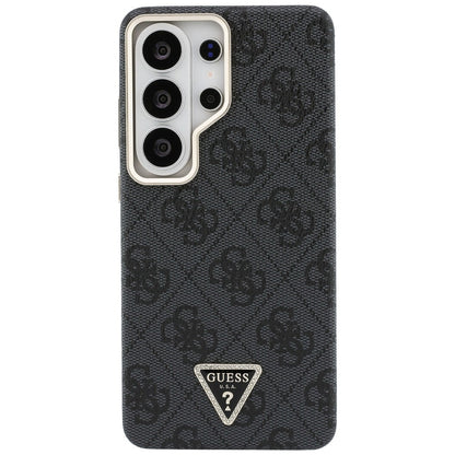 MagSafe hoesje voor Samsung Galaxy S26 Ultra S948, Guess, 4G Triangle Logo, Zwart