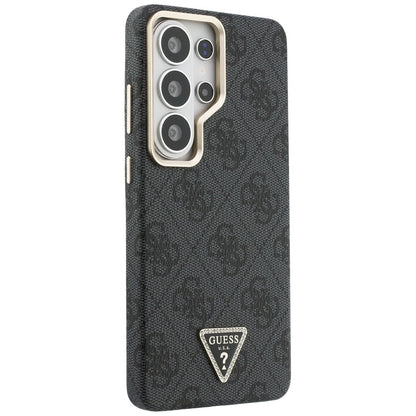 MagSafe hoesje voor Samsung Galaxy S26 Ultra S948, Guess, 4G Triangle Logo, Zwart