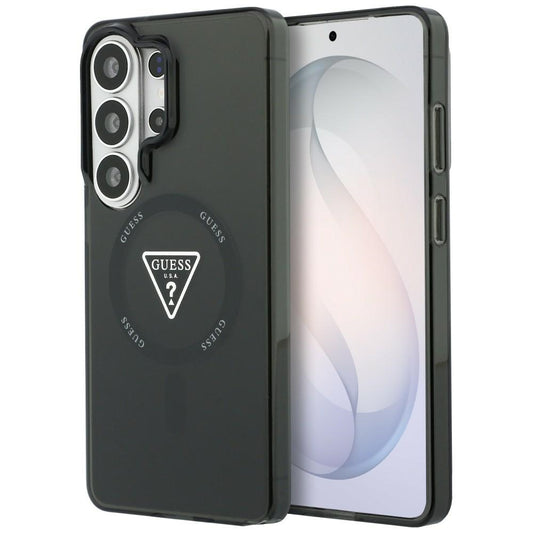 MagSafe hoesje voor Samsung Galaxy S26 Ultra S948, Guess, IML Gradient Triangle Logo, Zwart