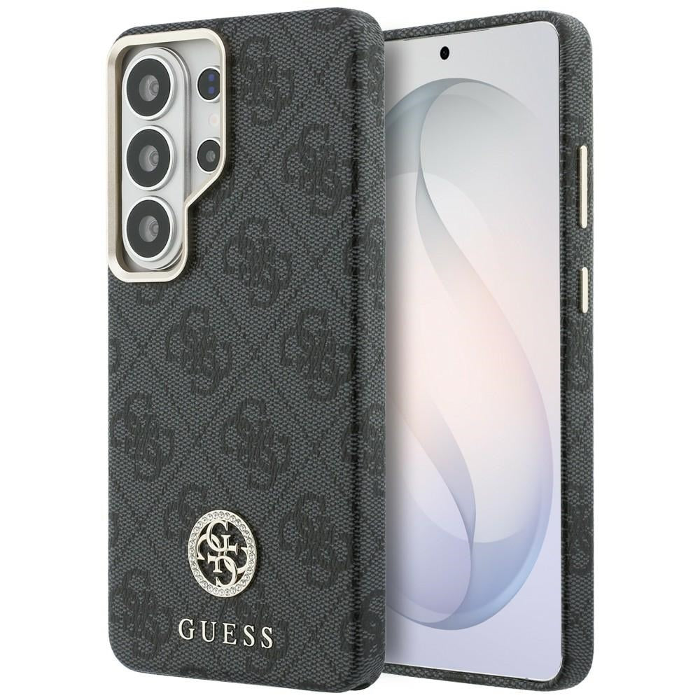 MagSafe hoes voor Samsung Galaxy S26 Ultra S948, Guess, Strass Round Logo, Zwart